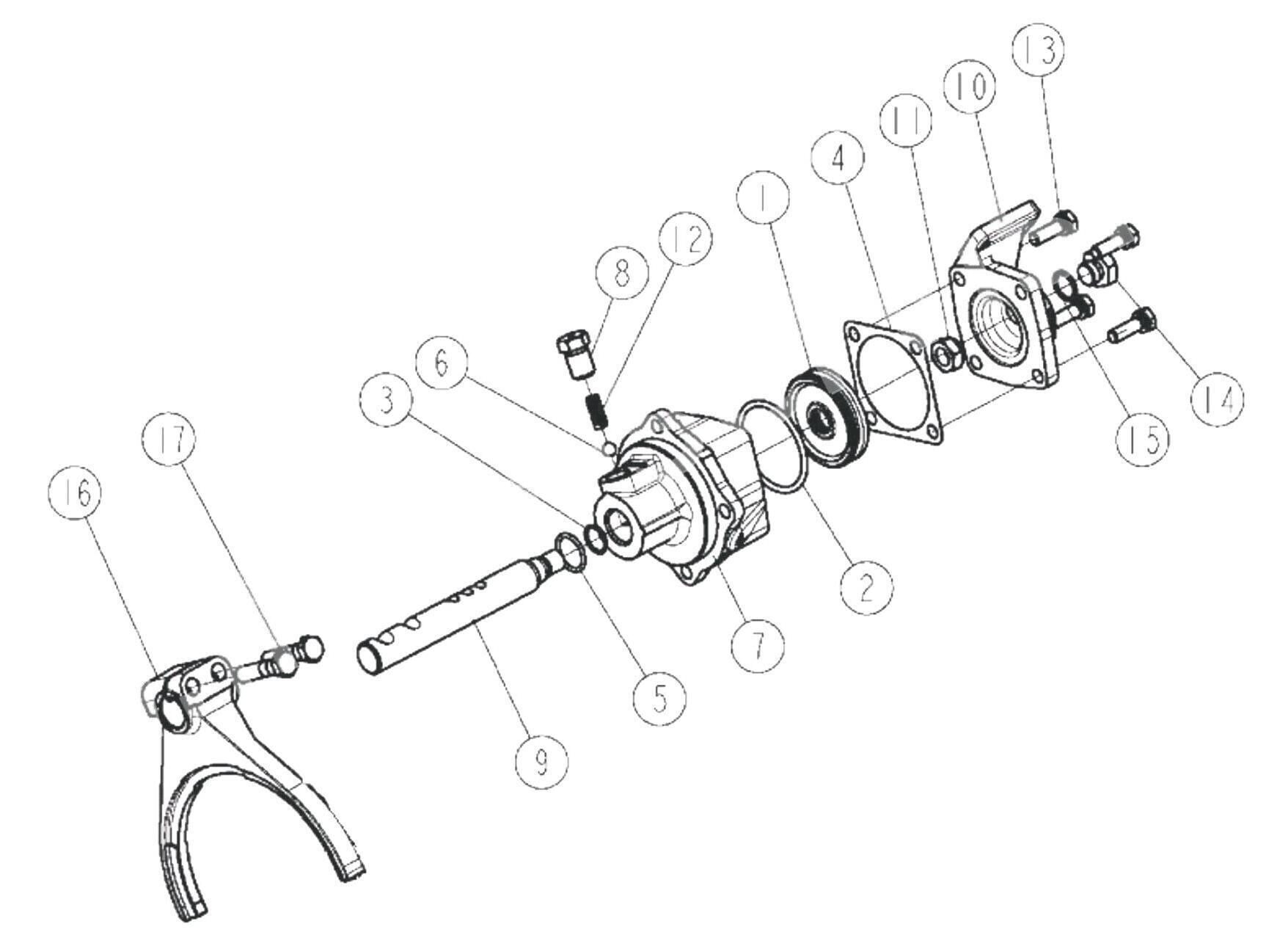 Схема переключения передач 9js135a